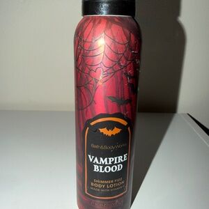 VAMPIRE BLOOD Bath & Body Works Shimmer Fizz Lotion
